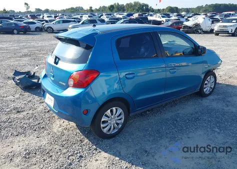 2015 Mitsubishi Mirage De/Rf from USA, damaged, VIN ML32A3HJ0FH047059